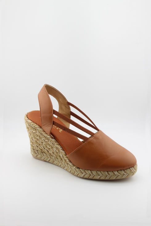 Paseart Strappy Espadrille Wedge Slingback Sandals